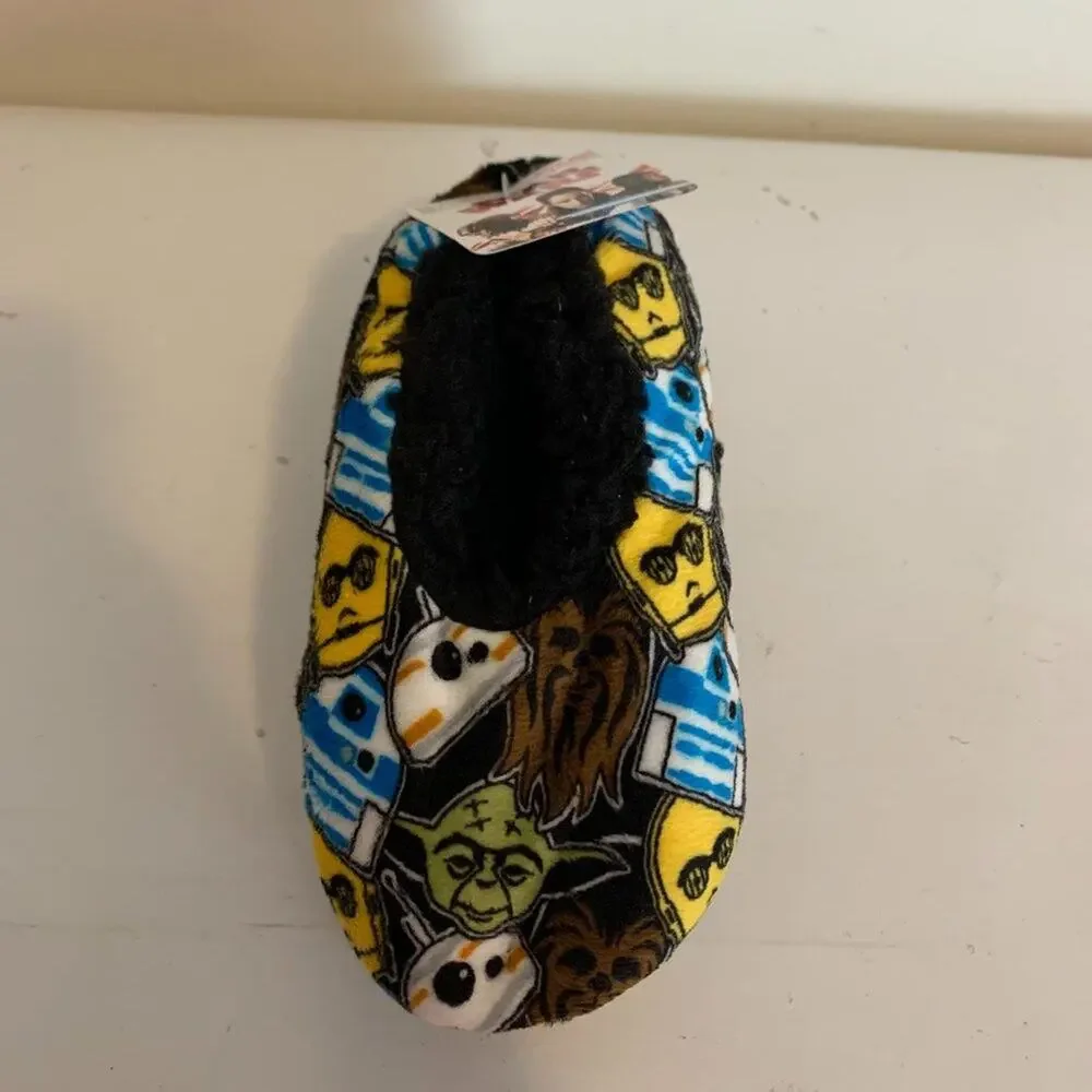 Star Wars Slipper Socks Kids Size S-M Shoe Size 8-13 Characters NEW